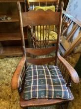 Dark Brown Rocking Chair