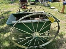 Vintage Boss Lawn Cart, Green