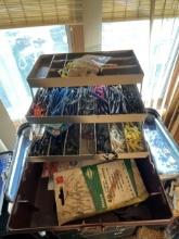 Tackle Box with Bass Lures