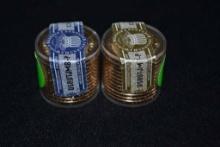 (2) Rolls Of Presidential Dollars - Uncirculated