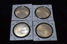 (4) $1 Uncirculated Sacagawea Coins