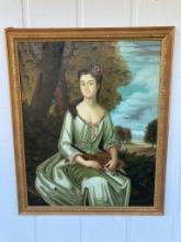 Oil On Canvas Lady Mary Leslie