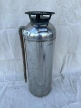 Antique Silver Toned Fire Extinguisher