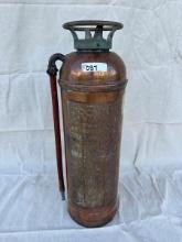 Vintage Essanay Pyrene Copper & Brass Fire Extinguisher