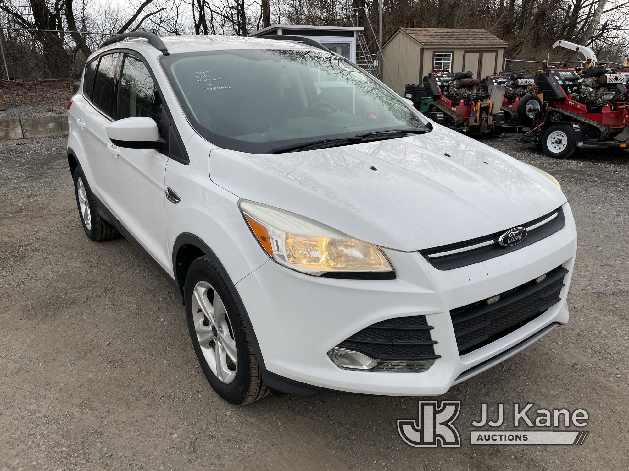 (Plymouth Meeting, PA) 2014 Ford Escape 4x4 4-Door Sport Utility Vehicle Runs & Moves, Minor Body &
