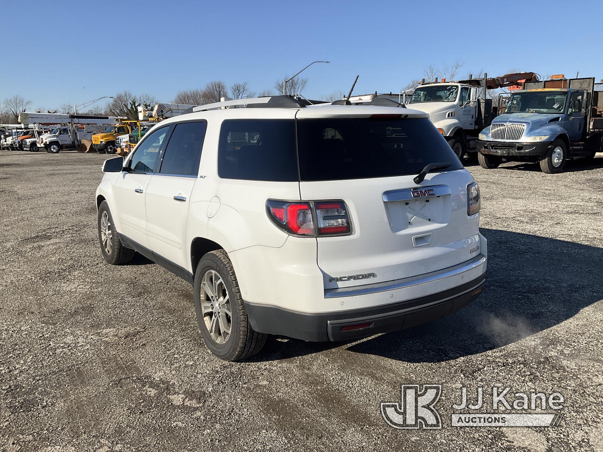 (Plymouth Meeting, PA) 2016 GMC Arcadia AWD 4-Door Sport Utility Vehicle Runs & Moves, Engine Light