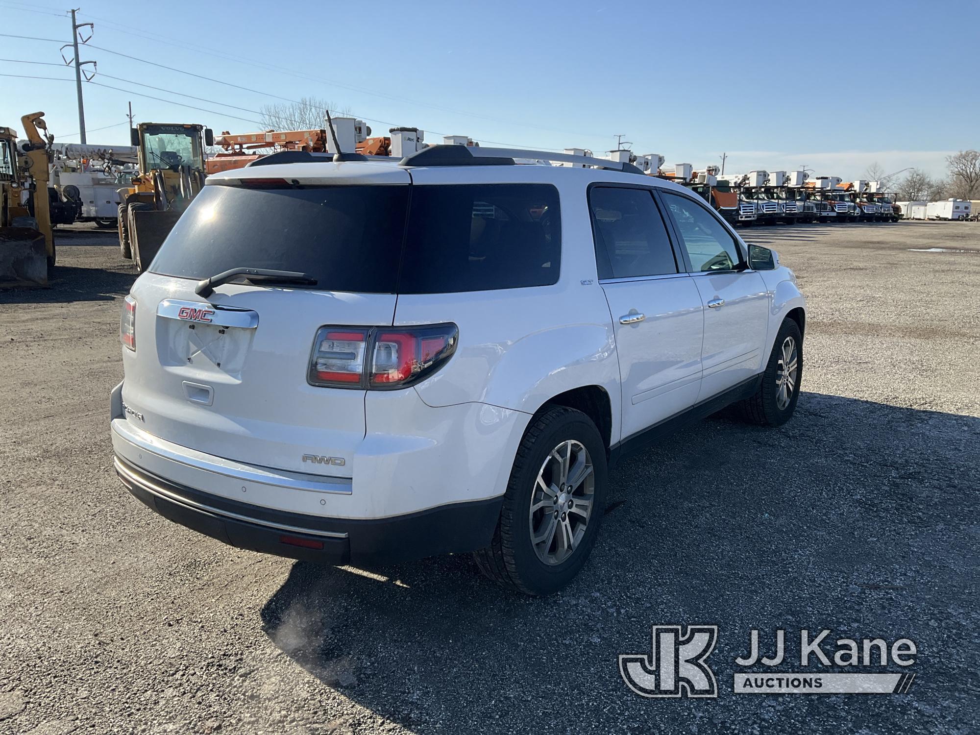 (Plymouth Meeting, PA) 2016 GMC Arcadia AWD 4-Door Sport Utility Vehicle Runs & Moves, Engine Light