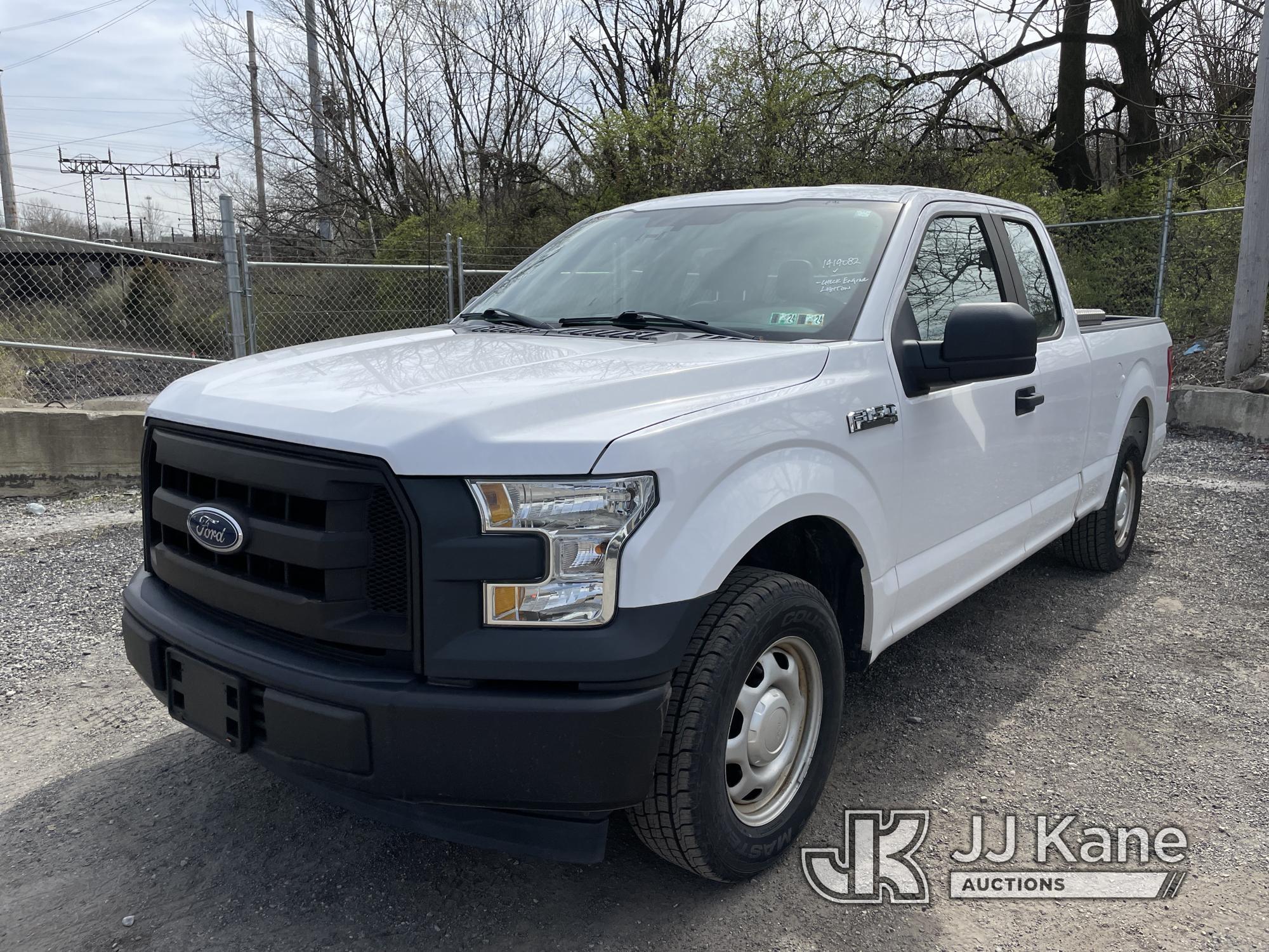 (Plymouth Meeting, PA) 2017 Ford F150 Extended-Cab Pickup Truck Runs & Moves, Body & Rust Damage, Ch