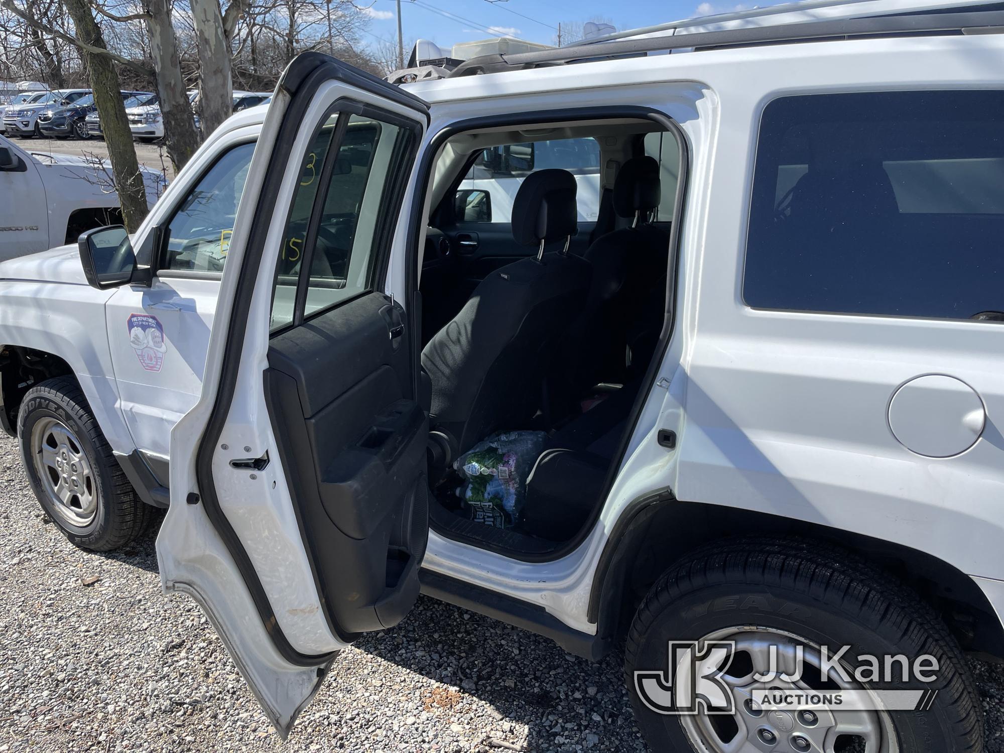 (Plymouth Meeting, PA) 2014 Jeep Patriot 4x4 4-Door Sport Utility Vehicle Not Running, Condition Unk