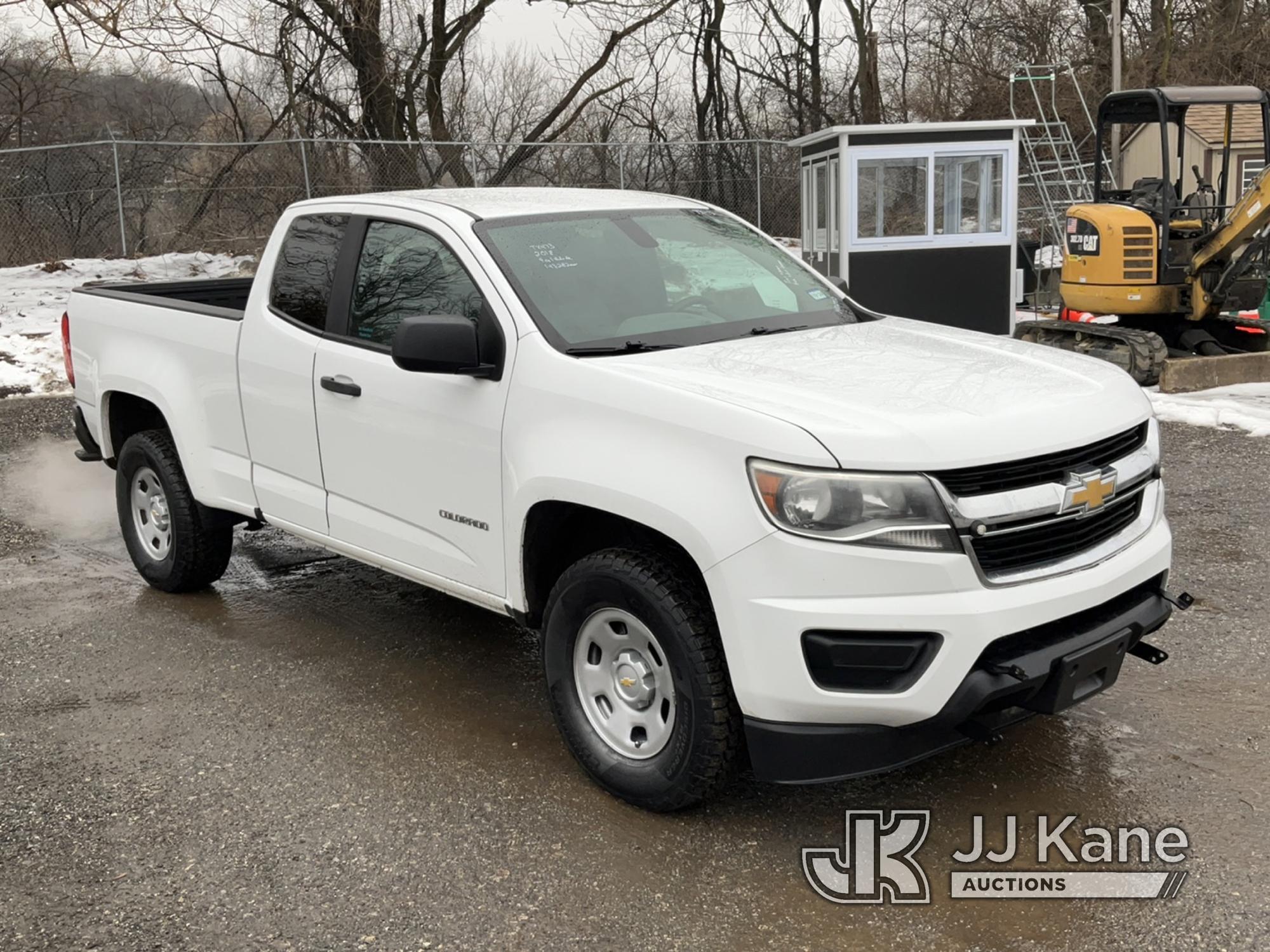 (Plymouth Meeting, PA) 2018 Chevrolet Colorado Extended-Cab Pickup Truck Runs & Moves, Body & Rust D