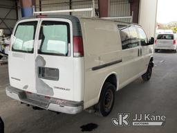 (Jurupa Valley, CA) 2002 Chevrolet Express G2500 Cargo Van Runs & Moves, Paint Damage, Rust Damage