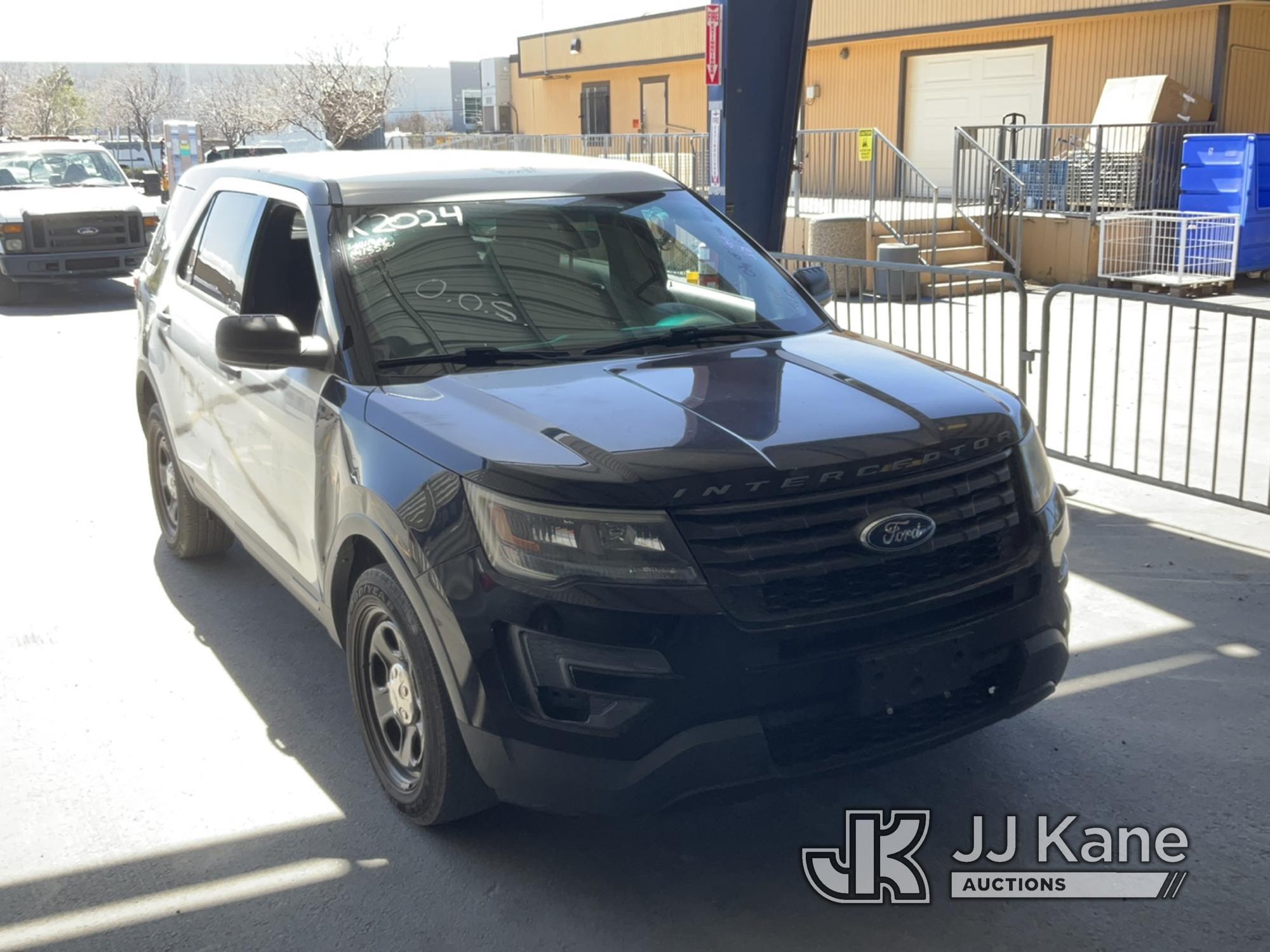 (Jurupa Valley, CA) 2016 Ford Explorer AWD Police Interceptor Sport Utility Vehicle Runs & Moves , A