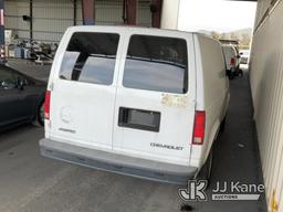 (Jurupa Valley, CA) 2004 Chevrolet Astro Extended Cargo Van Runs & Moves, Will Not Stay Running , ru