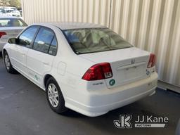 (Jurupa Valley, CA) 2005 HONDA CIVIC 4-Door Sedan Runs & Moves, CNG Tank Expired In 2019