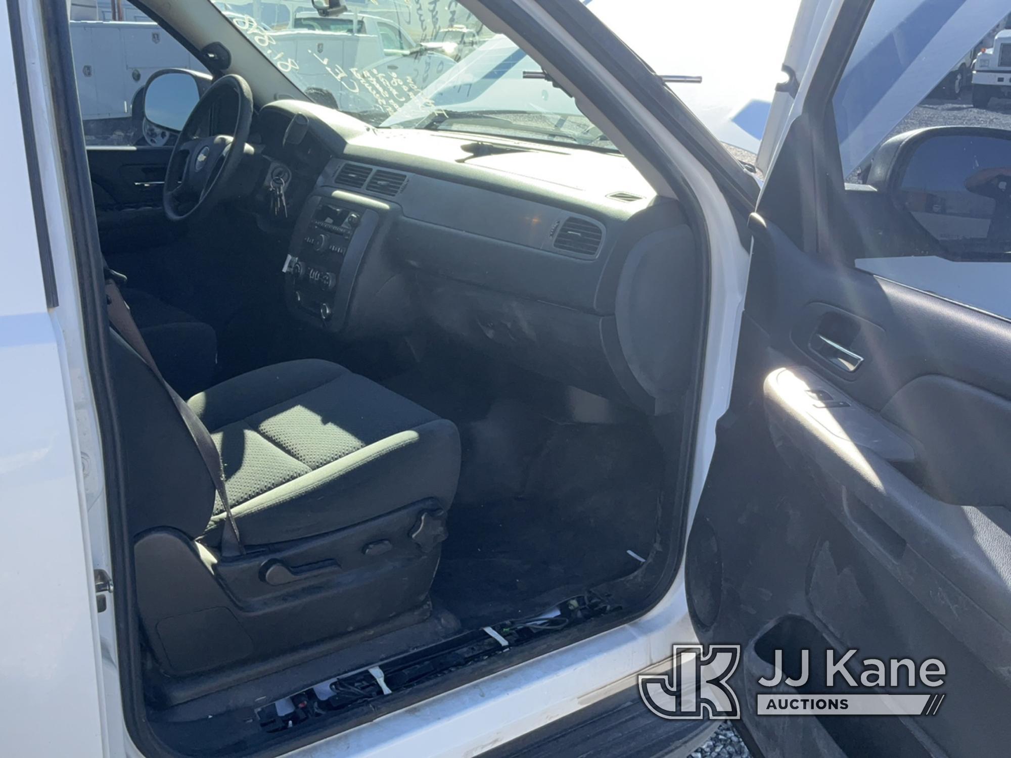 (Las Vegas, NV) 2008 Chevrolet Tahoe Police Package Interior Damage, No Console, Rear Seats Unsecure
