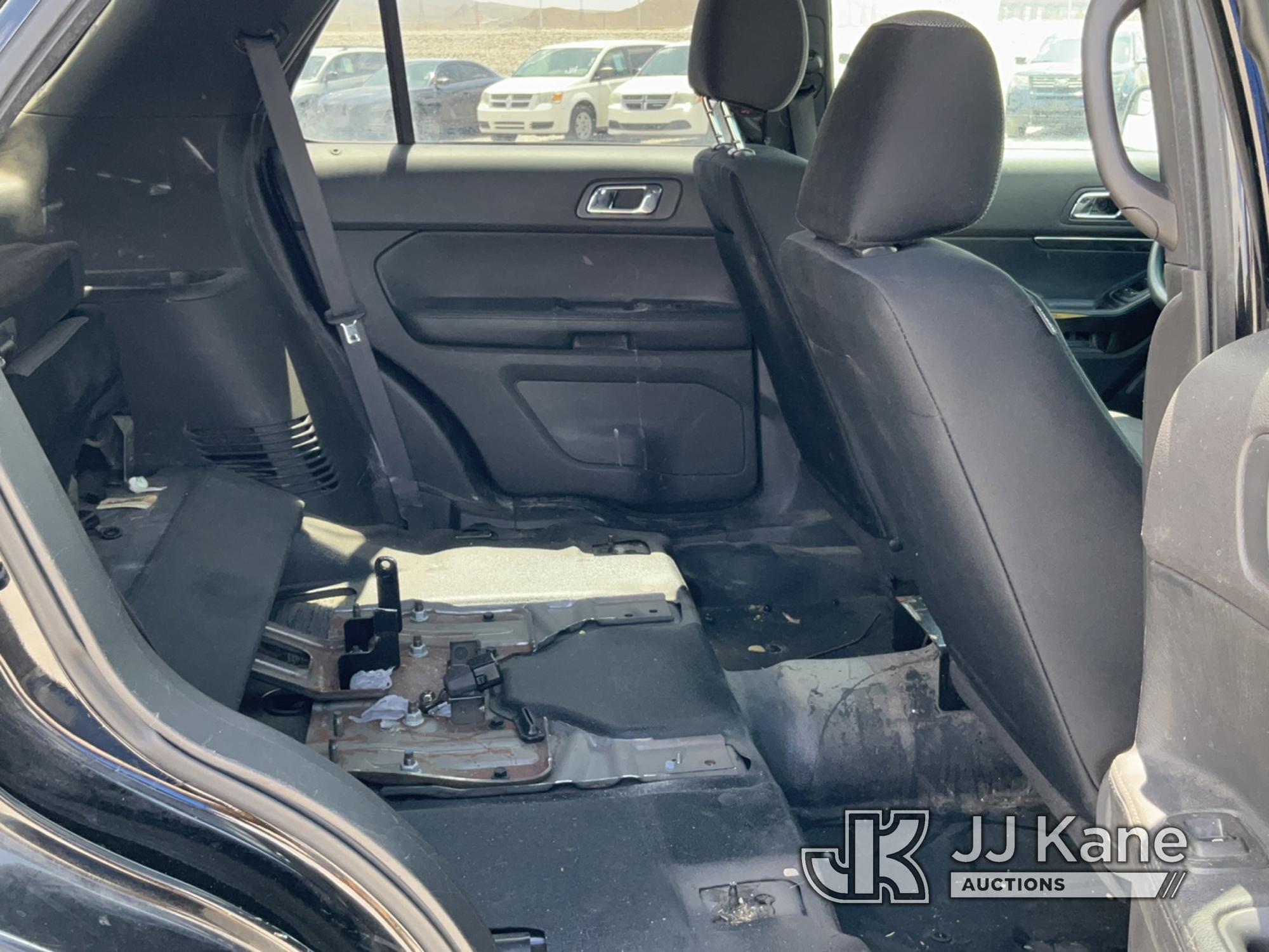 (Las Vegas, NV) 2013 Ford Explorer AWD Police Interceptor Interior Damage, Rear Seats Unsecured, No