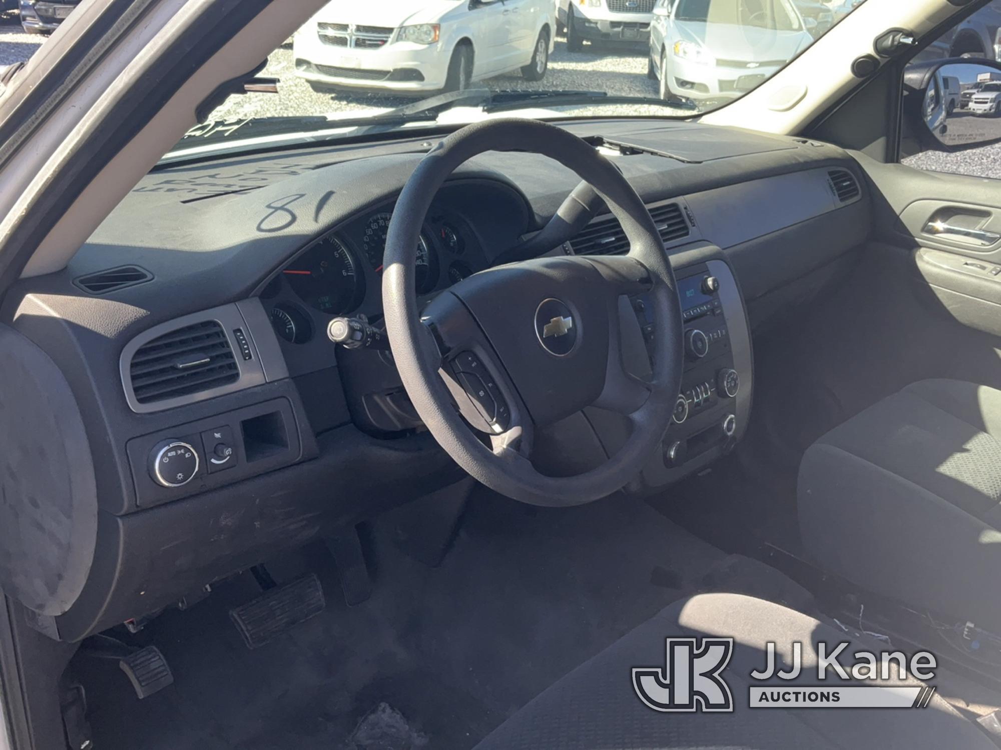 (Las Vegas, NV) 2008 Chevrolet Tahoe Police Package Interior Damage, No Console, Rear Seats Unsecure