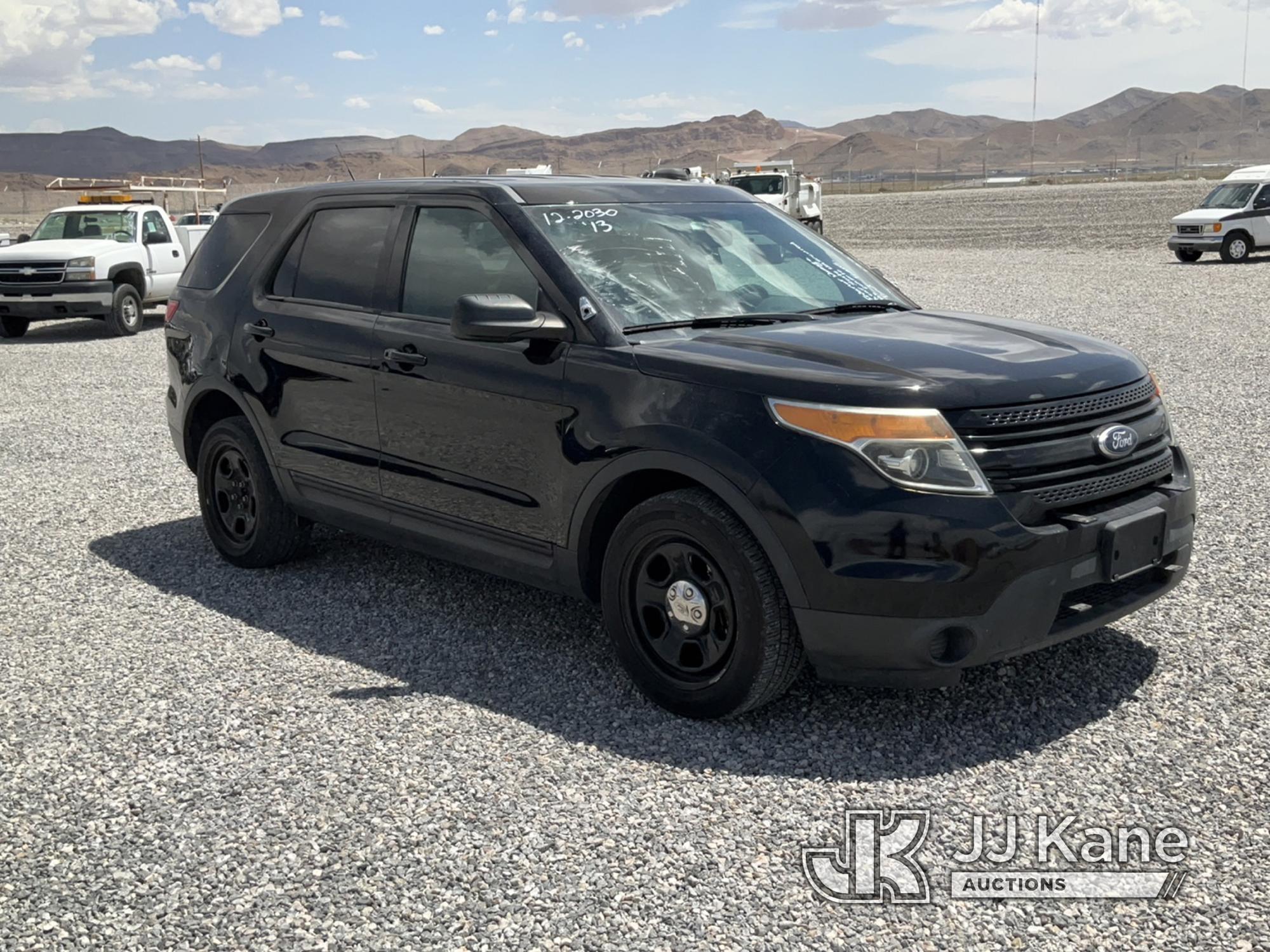 (Las Vegas, NV) 2013 Ford Explorer AWD Police Interceptor Interior Damage, Rear Seats Unsecured, No