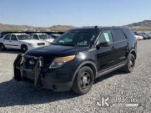 (Las Vegas, NV) 2014 Ford Explorer AWD Police Interceptor Towed In, Body & Interior Damage, Rear Sea
