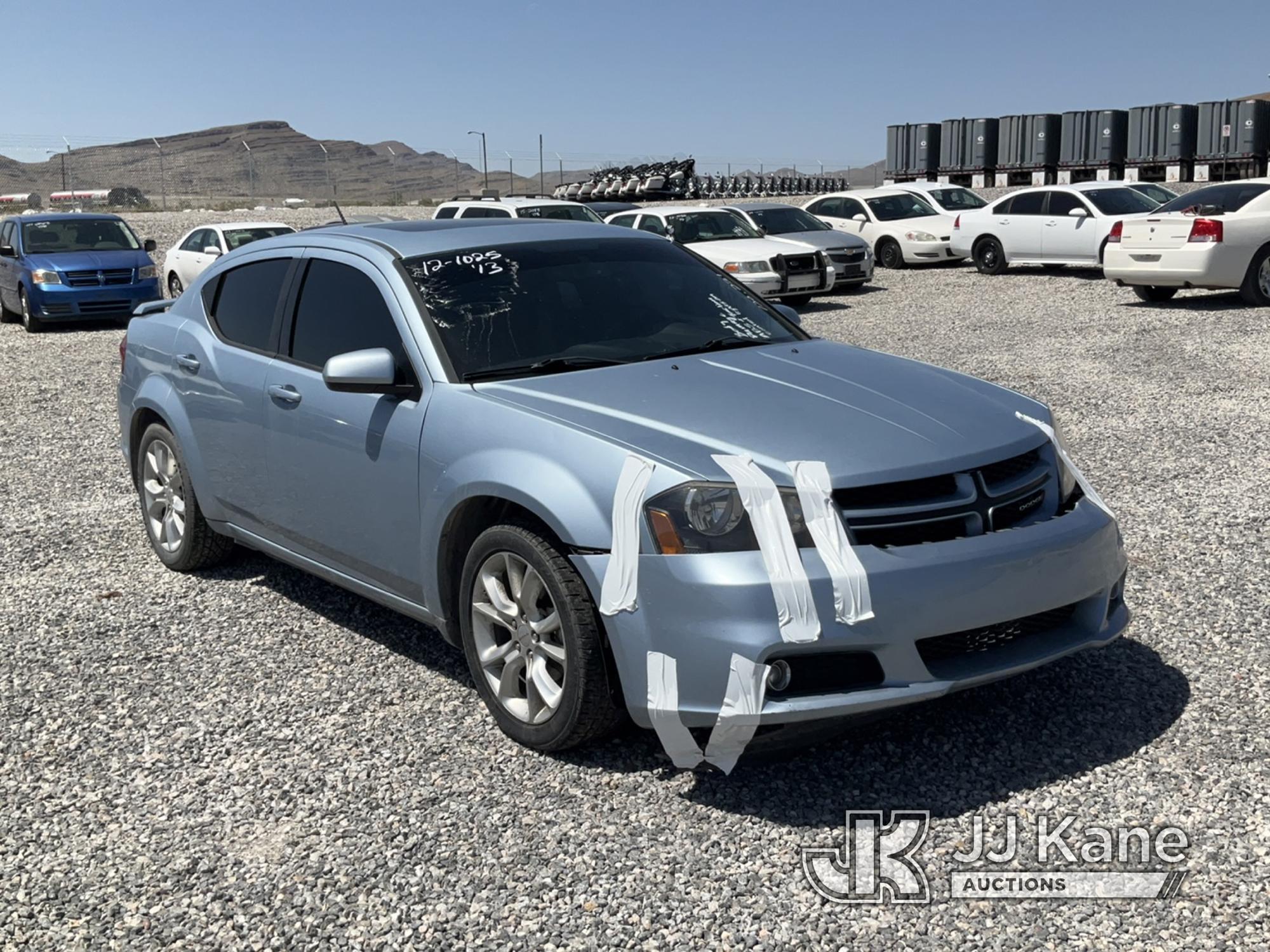(Las Vegas, NV) 2013 Dodge Avenger R/T Body Damage, ABS & Traction Control Lights On Runs & Moves