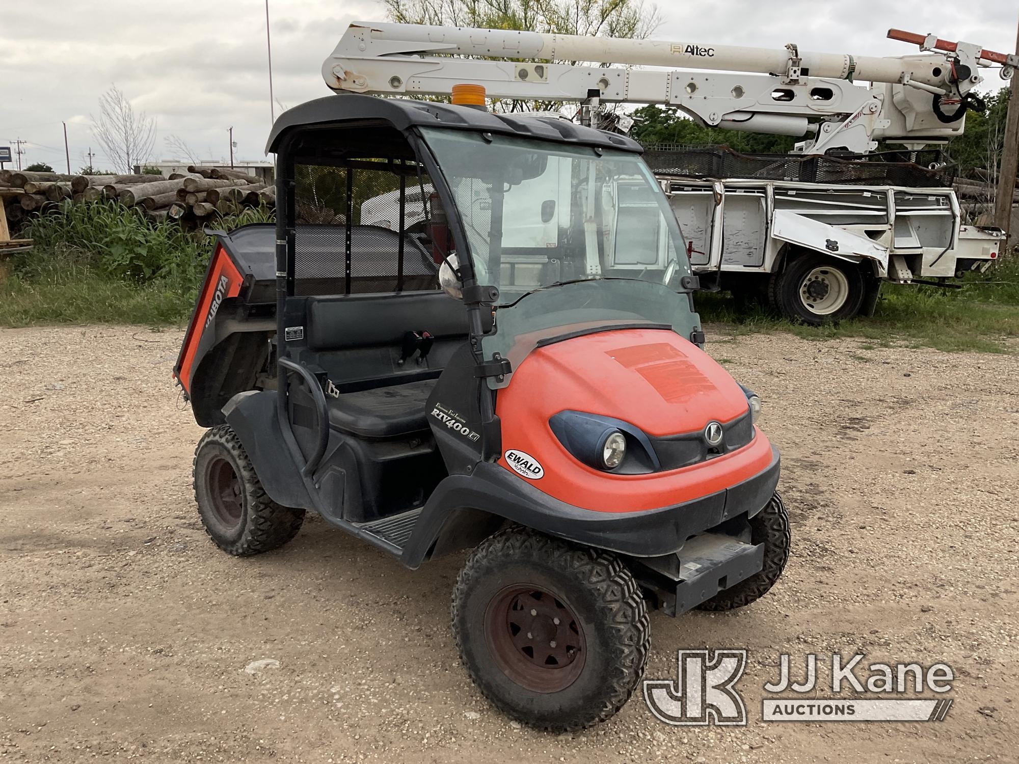 (San Antonio, TX) 2013 KUBOTA RTV400 4X4 All-Terrain Vehicle No Title) (Runs & Moves)(Seat Torn