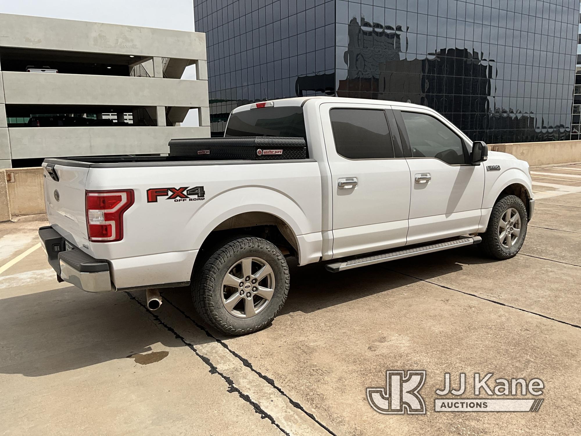 (Midland, TX) 2019 Ford F150 4x4 Crew-Cab Pickup Truck Runs & Moves) (Jump To Start, Per Seller, Uni