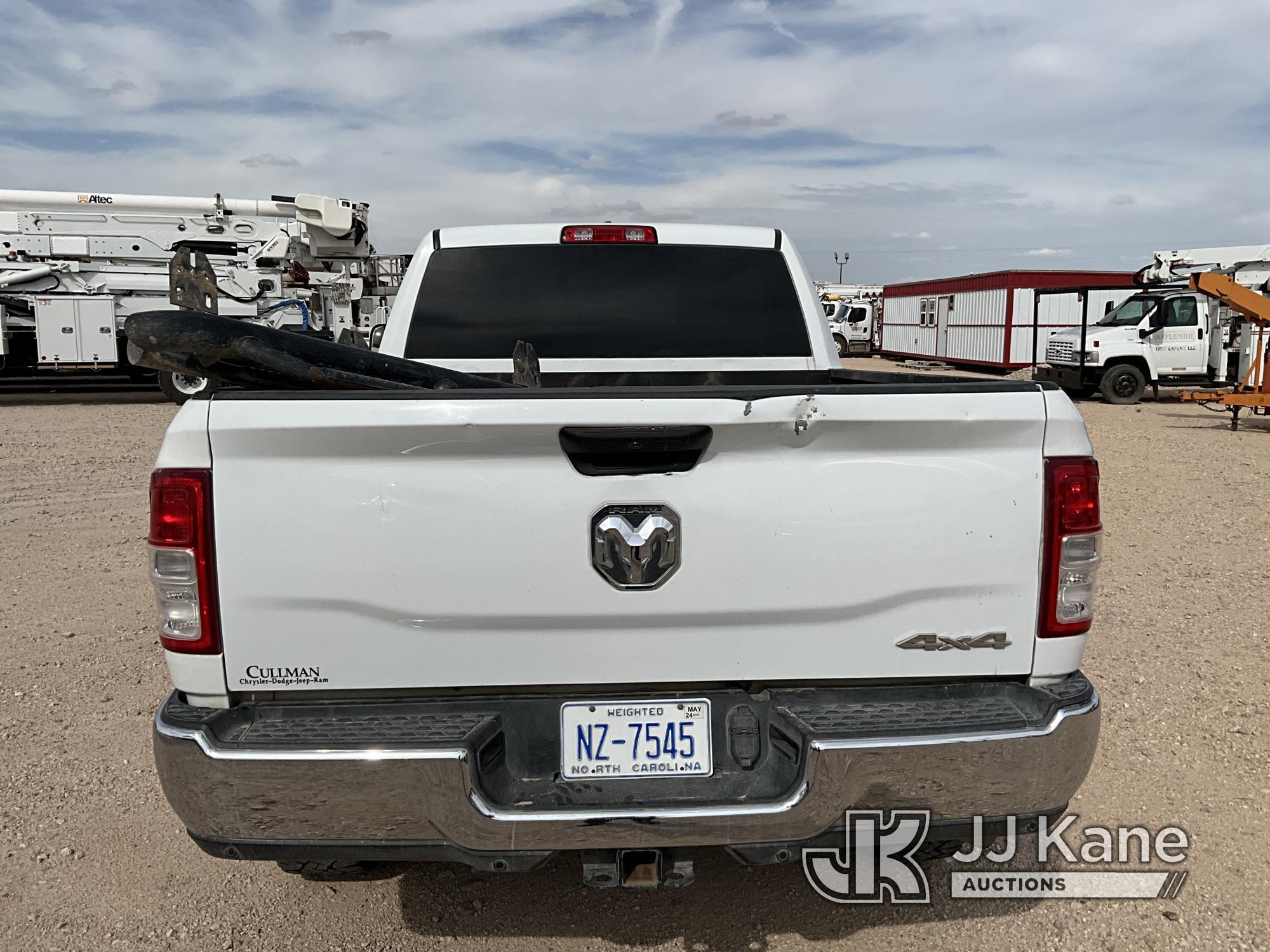 (Odessa, TX) 2019 RAM 2500 4x4 Crew-Cab Pickup Truck Runs & Moves) (Engine Tick, Check Engine Light