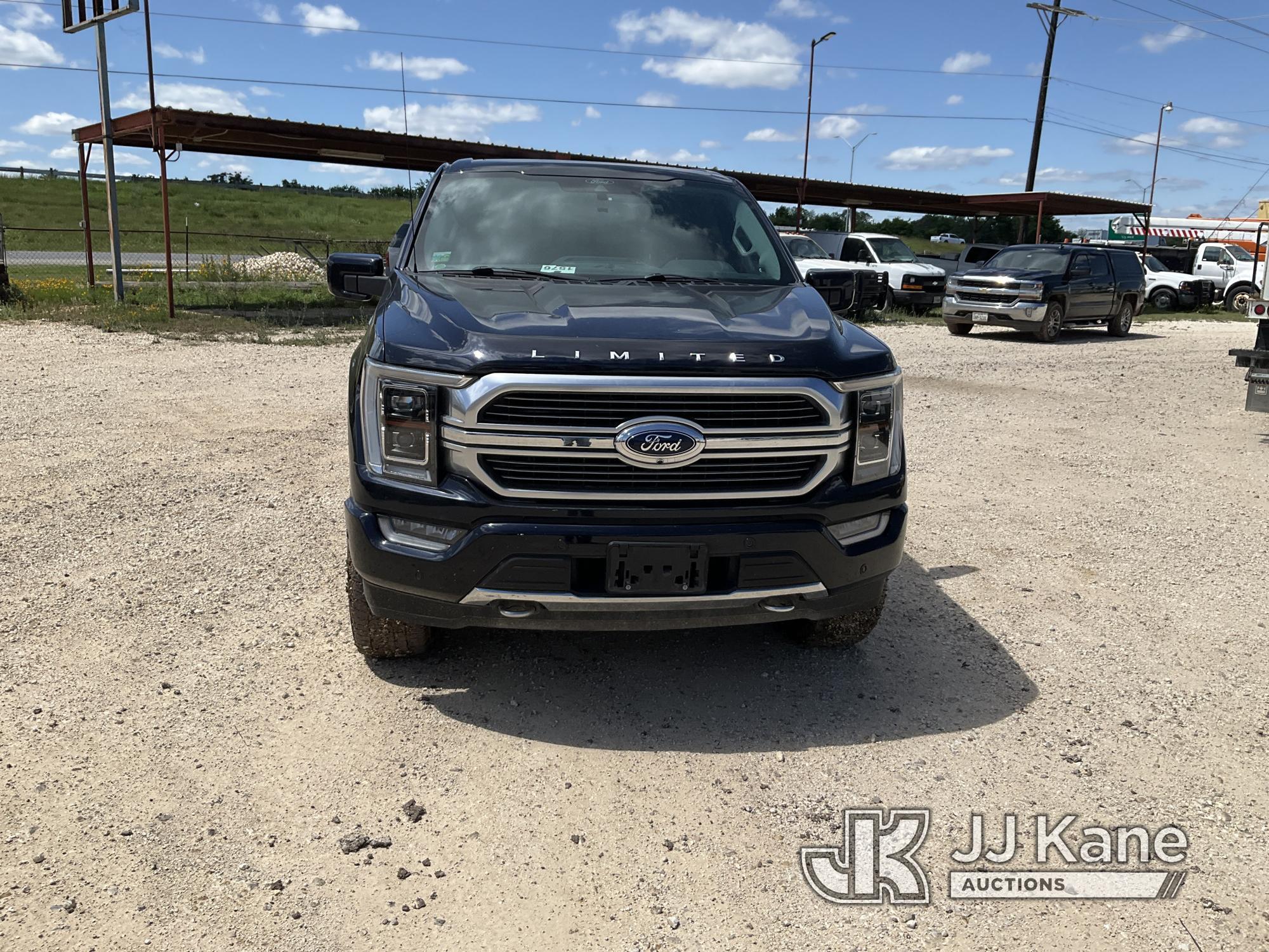 (San Antonio, TX) 2021 Ford F150 4x4 Crew-Cab Pickup Truck Runs & Moves) (Jump To Start) (Check Engi