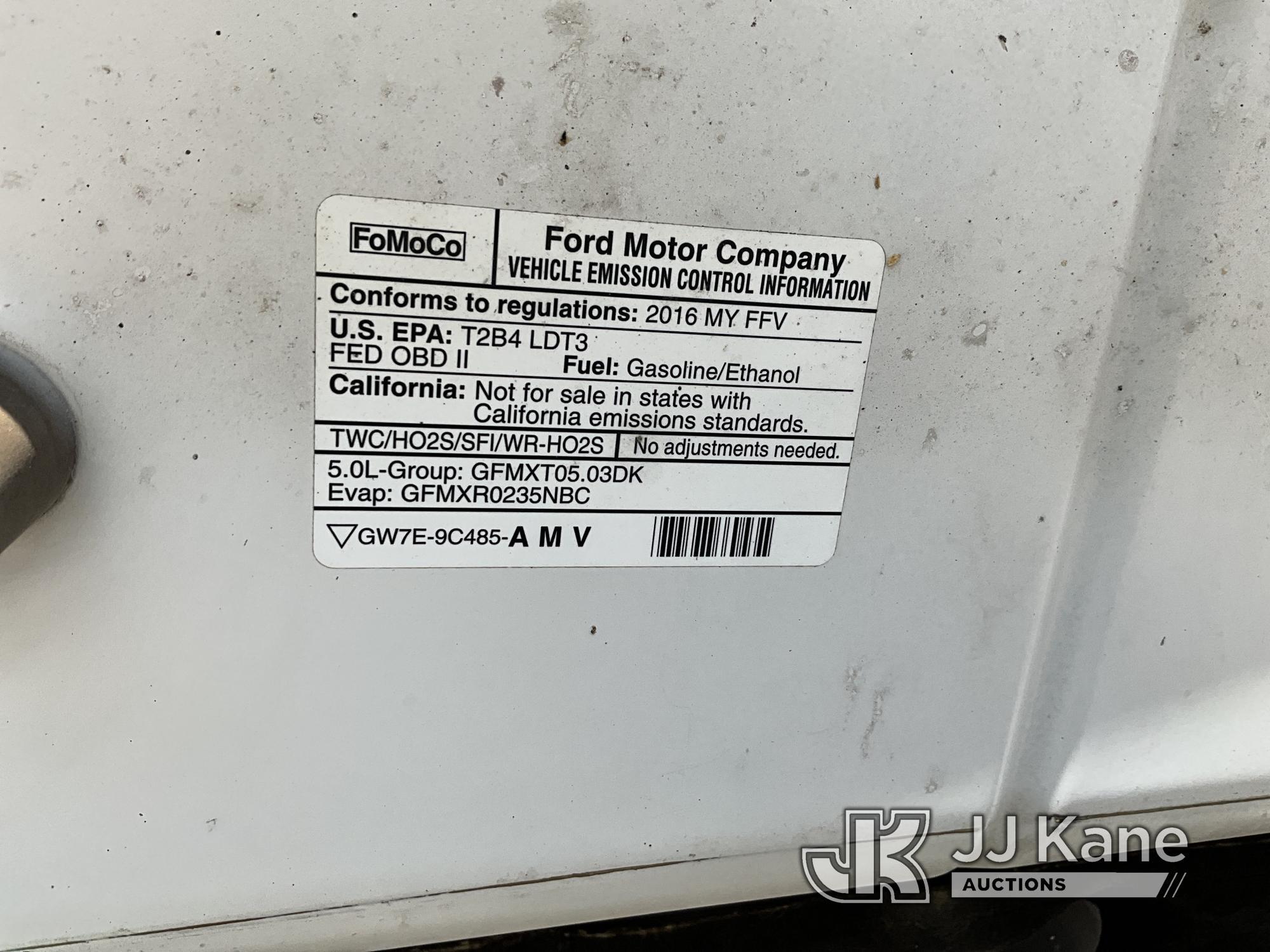(Muenster, TX) 2016 Ford F150 4x4 Extended-Cab Pickup Truck, Cooperative owned Runs and Moves, TPMS