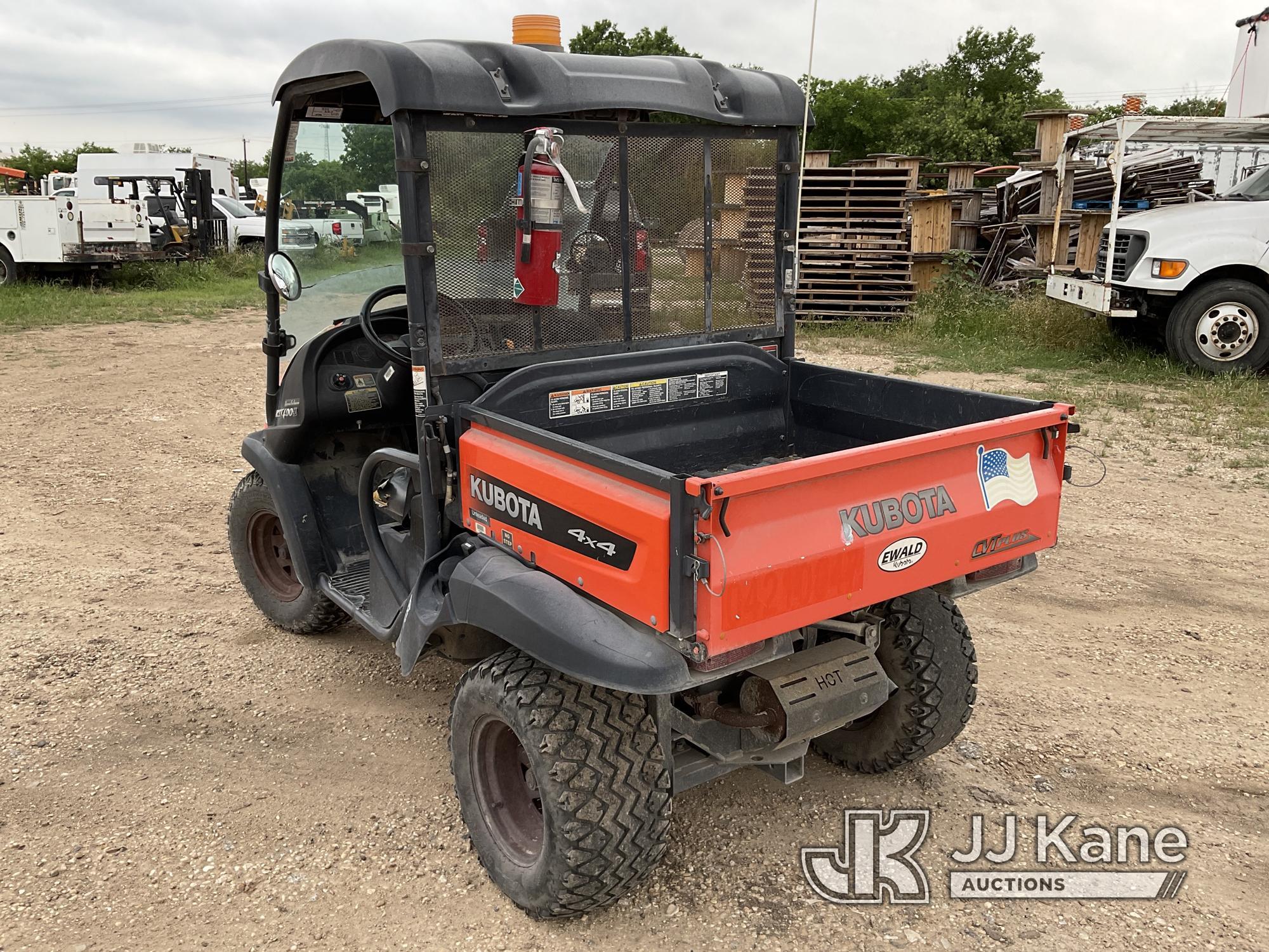 (San Antonio, TX) 2013 KUBOTA RTV400 4X4 All-Terrain Vehicle No Title) (Runs & Moves)(Seat Torn