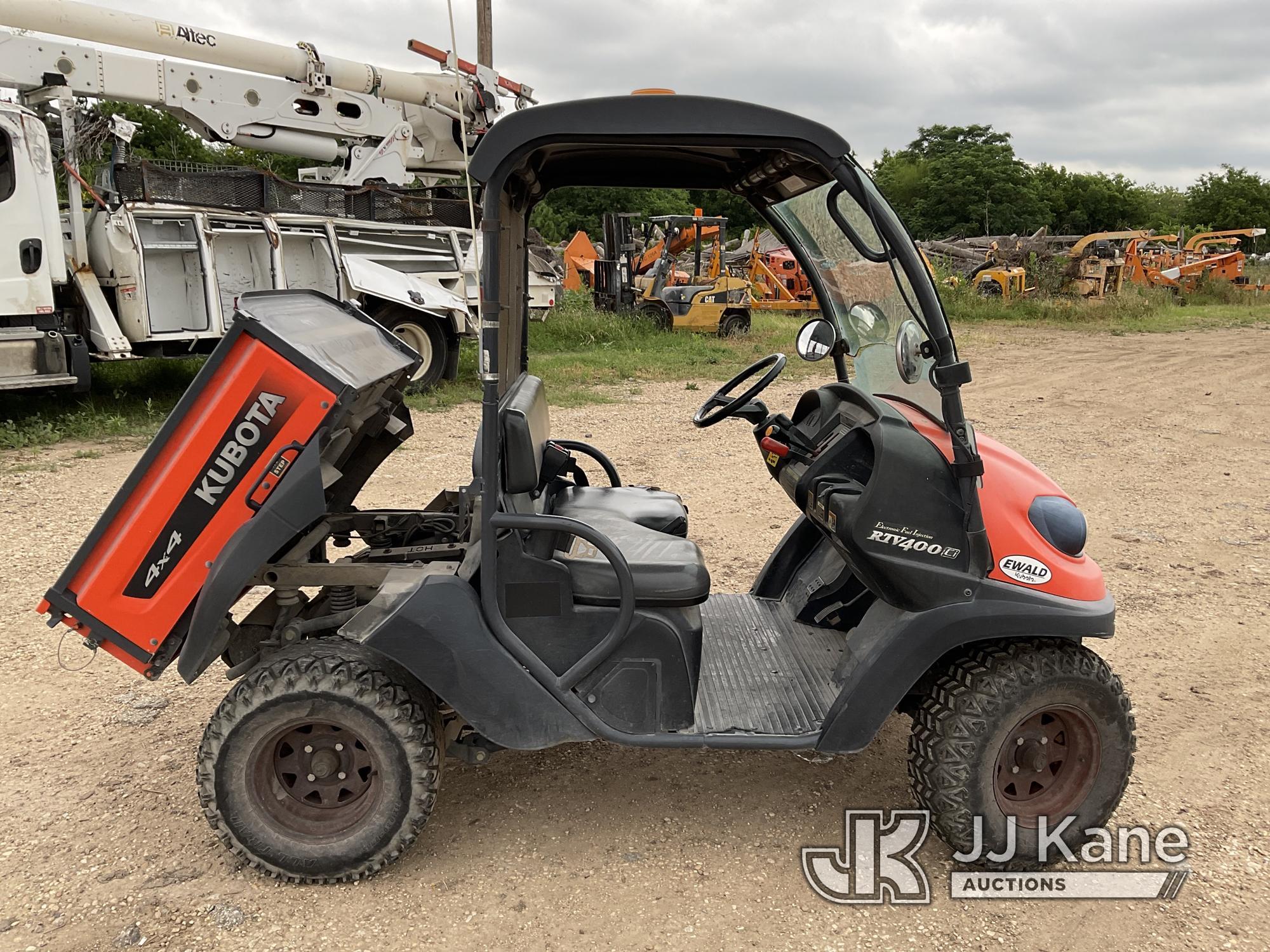 (San Antonio, TX) 2013 KUBOTA RTV400 4X4 All-Terrain Vehicle No Title) (Runs & Moves)(Seat Torn