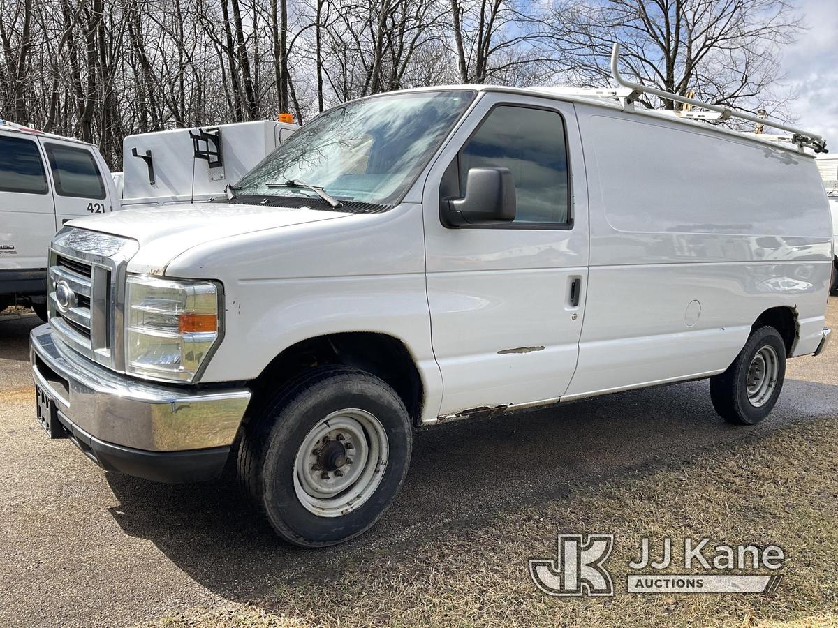 (Neenah, WI) 2012 Ford E150 Cargo Van Runs & Moves) (Rust and Paint Damage-Refer To Photos, Small Ch