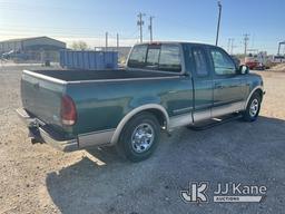 (San Angelo, TX) 1997 Ford F250 Extended-Cab Pickup Truck Runs and Moves, Dashboard Cracked, Paint D