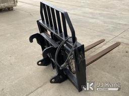 (Bismarck, ND) (Pin-On Forks. Refer to photos for dimensions.) NOTE: This unit is being sold AS IS/W