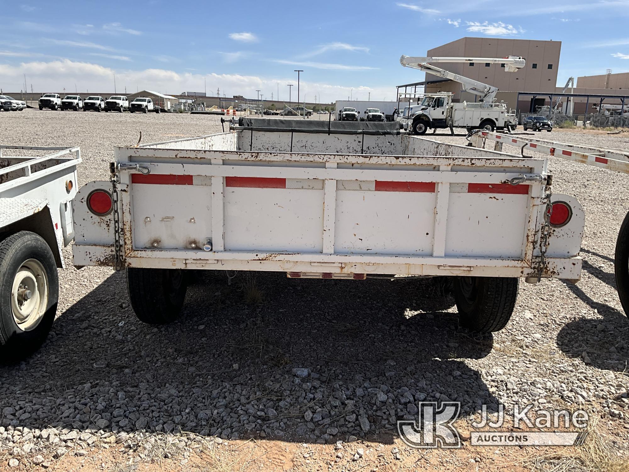 (El Paso, TX) 1958 Homemade T/A Tagalong Material Trailer Will Pull, Road Worthy, Paint/Body Damage