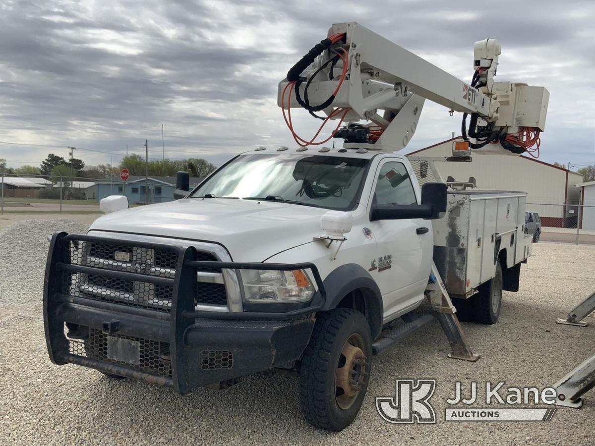 (Dighton, KS) ETI ETCMH40IH, Articulating & Telescopic Material Handling Bucket Truck mounted behind