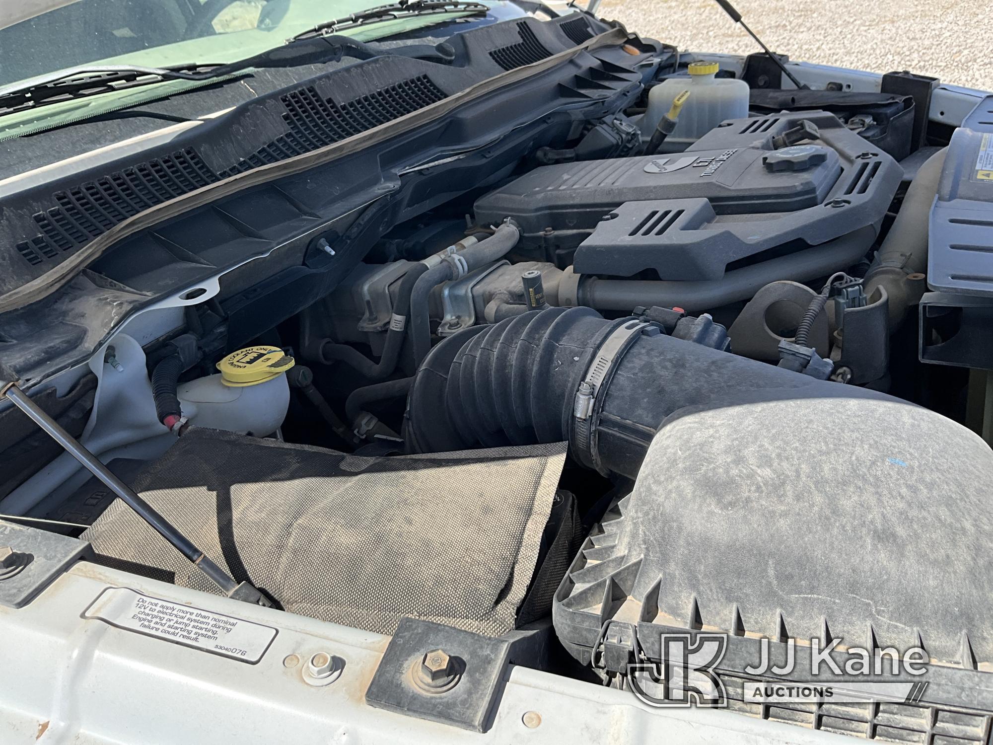 (El Paso, TX) 2011 Dodge RAM 5500HD Crew-Cab Flatbed Truck Runs and Moves, Body/Paint Damage