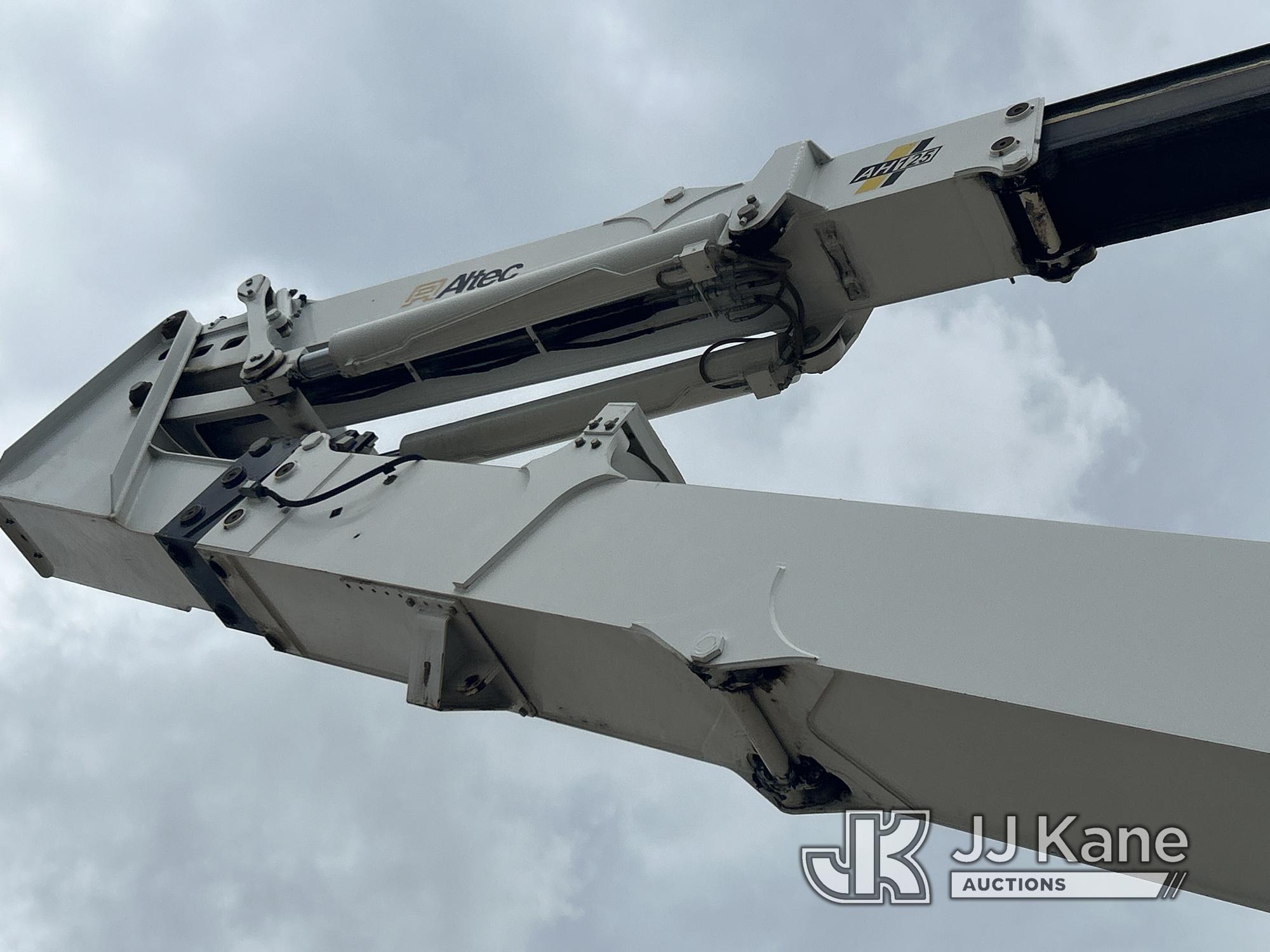(Waxahachie, TX) Altec AH125, Articulating & Telescopic Material Handling Platform Lift rear mounted