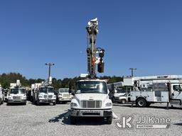 (Covington, LA) Altec DC47-TR, Digger Derrick rear mounted on 2019 Freightliner M2 106 Flatbed/Utili