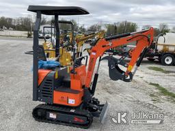 (Hawk Point, MO) 2024 AGT LH12R Mini Hydraulic Excavator New/Unused) (Hour Meter Show 48 Hours But M