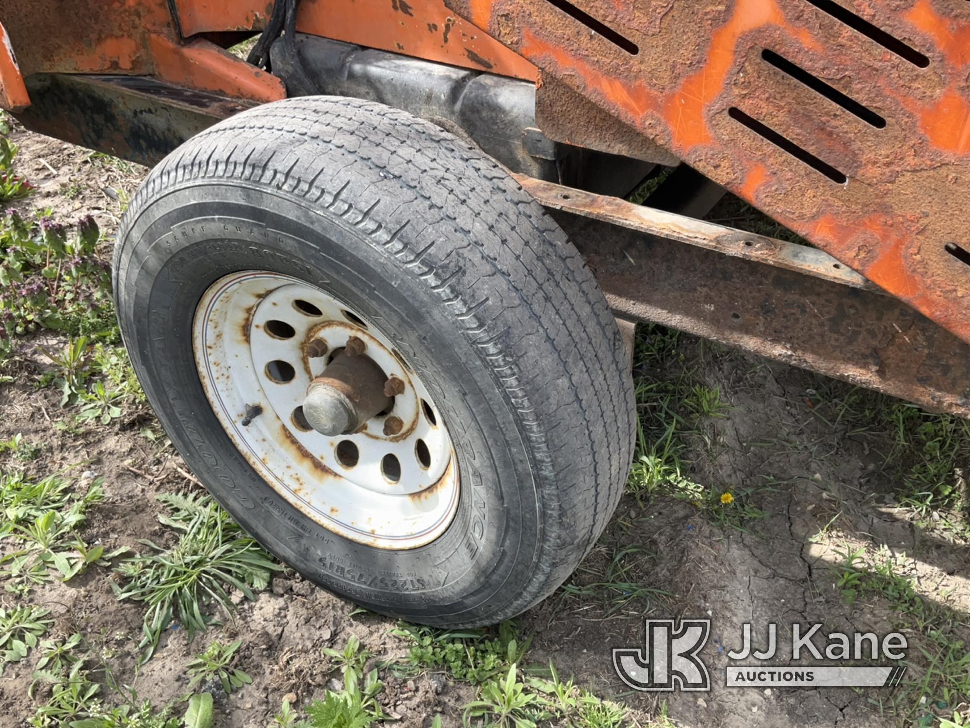 (South Beloit, IL) 2011 Vermeer BC1000XL Chipper (12in Drum) No Title) (Runs, Clutch Engages) (Missi