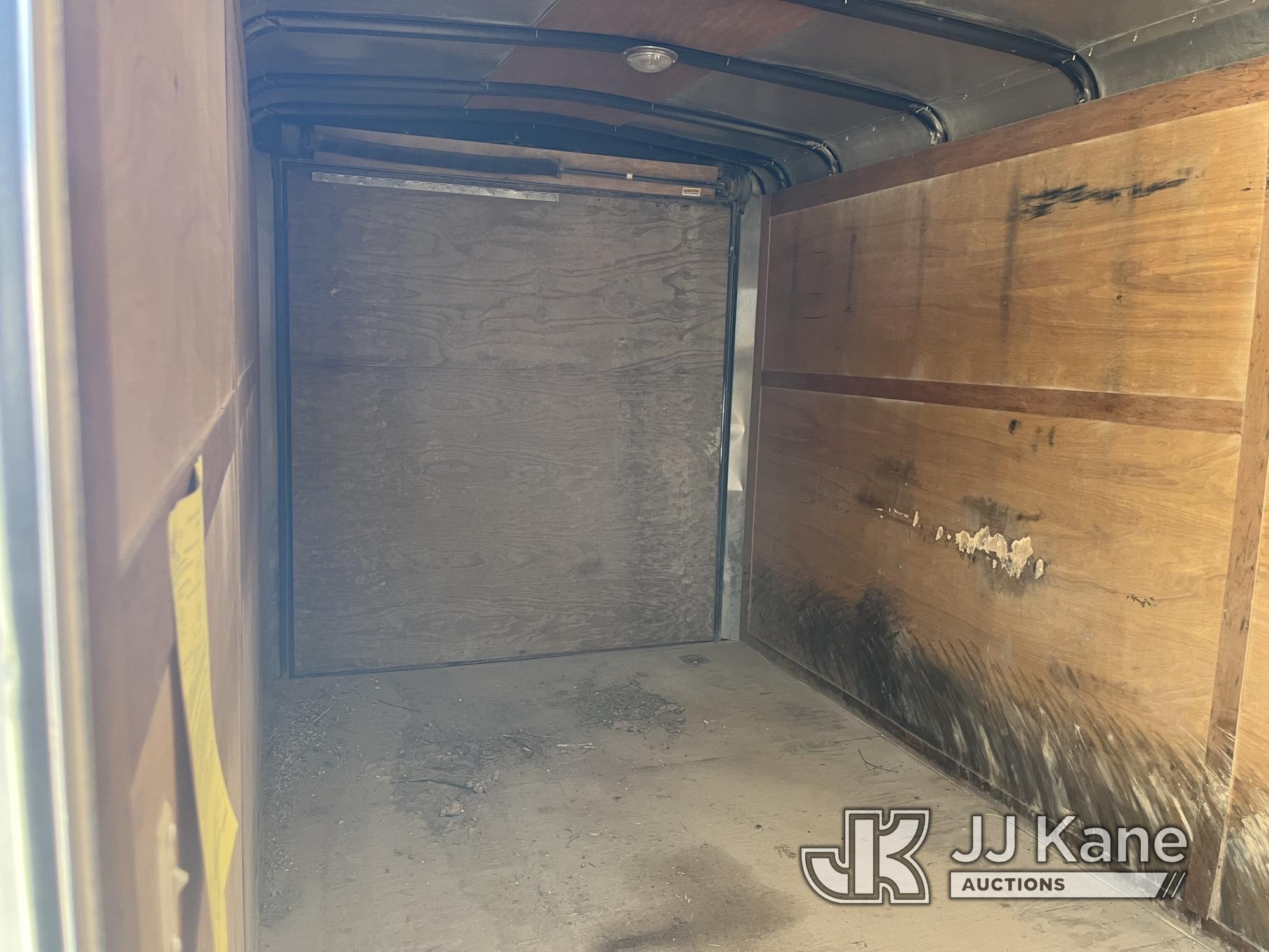 (Hawk Point, MO) 2016 Forest River T/A Enclosed Trailer No Title) (Seller States: Needs New Axle & B
