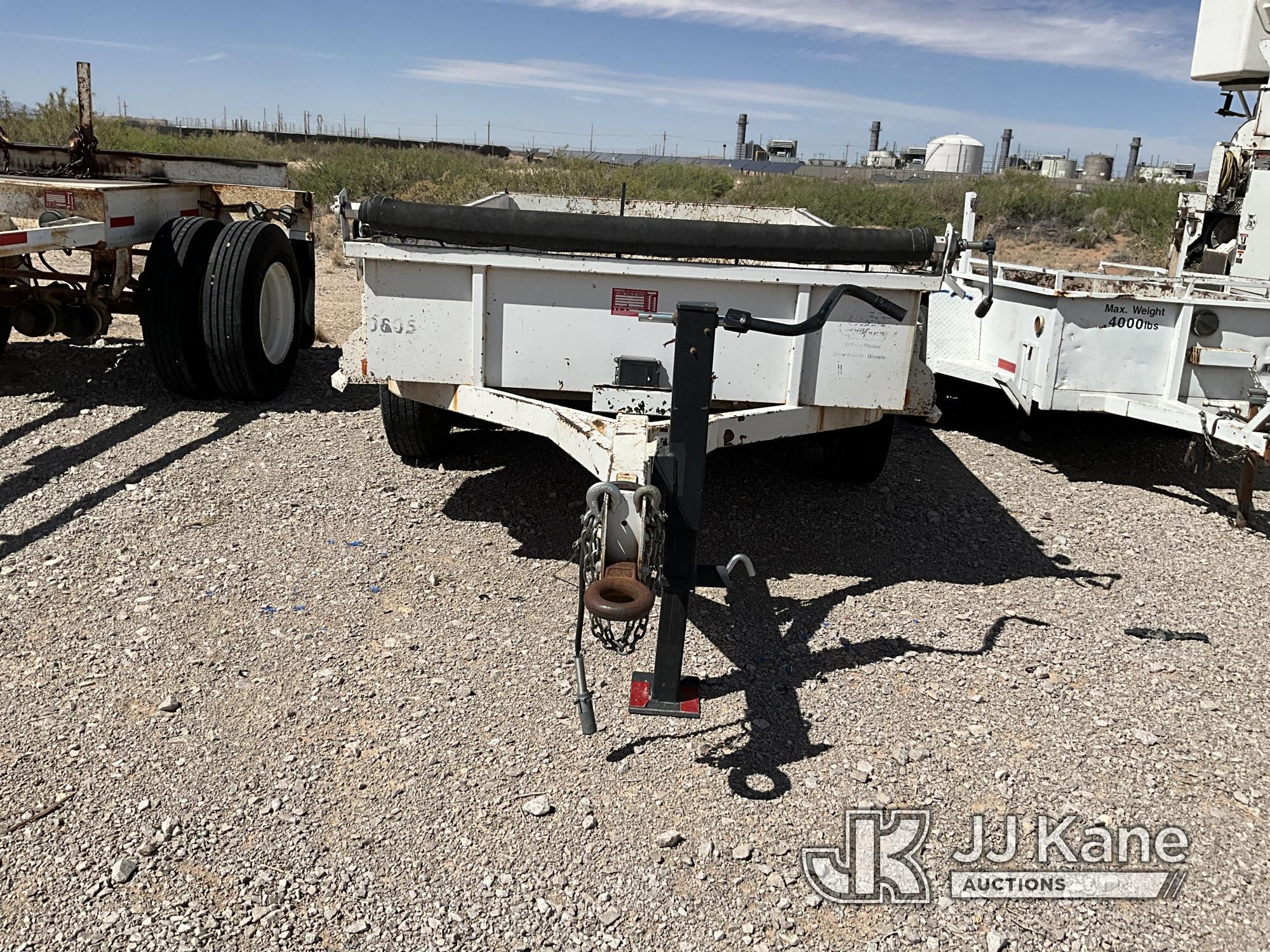 (El Paso, TX) 1958 Homemade T/A Tagalong Material Trailer Will Pull, Road Worthy, Paint/Body Damage