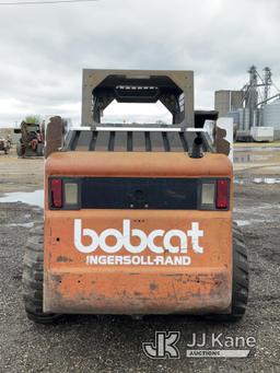 (South Beloit, IL) Bobcat 763 Skid Steer Loader Runs, Moves, Operates, Oil Leak coming from sensor-s