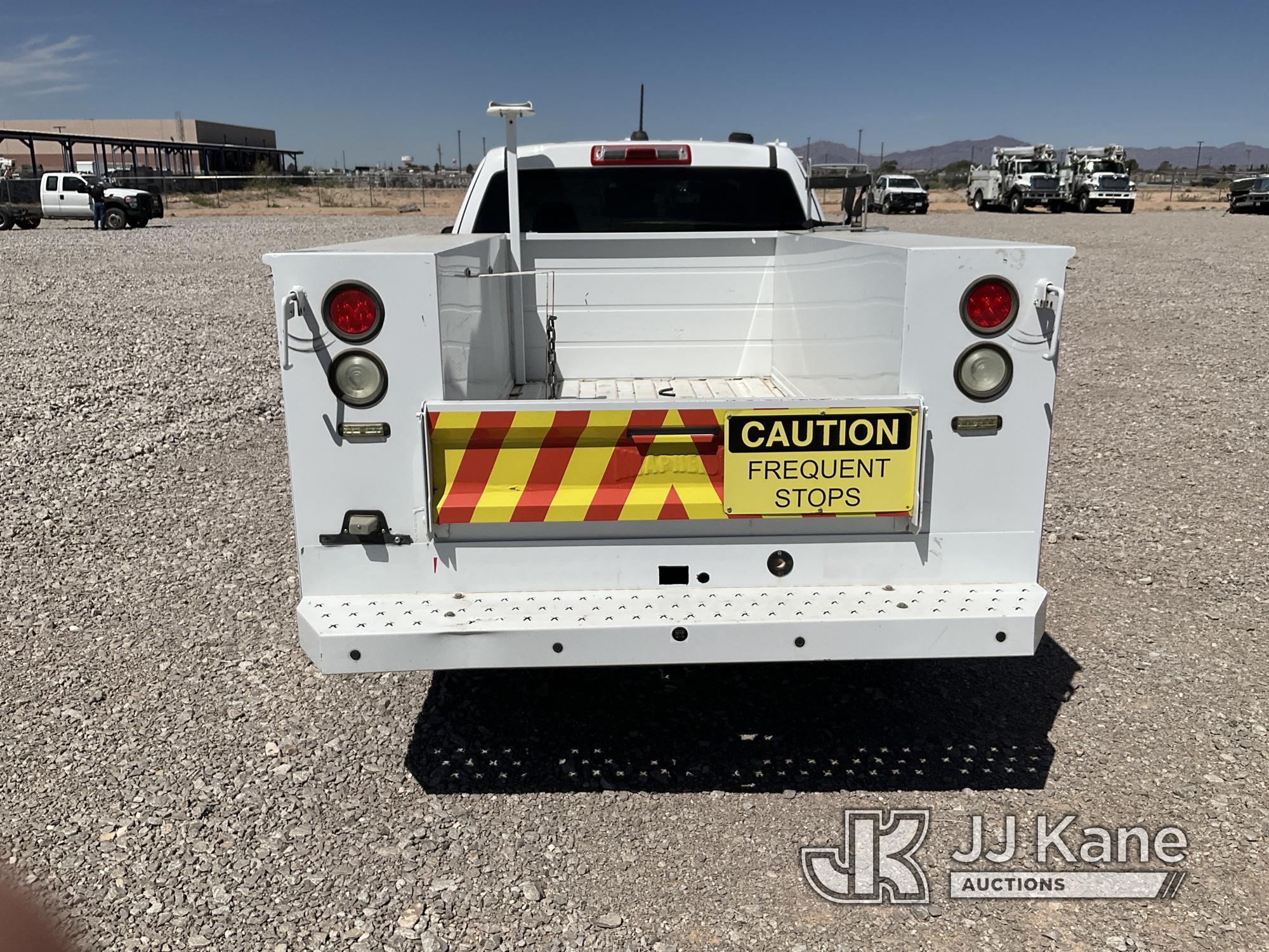 (El Paso, TX) 2016 Chevrolet Colorado Extended-Cab Service Truck Starts, Runs and Moves, Heavy Fuel
