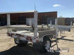 (Des Moines, IA) 1999 Brindle Extendable Pole/Material Trailer, trailer 19 ft. 9in. x 7ft 8in, deck