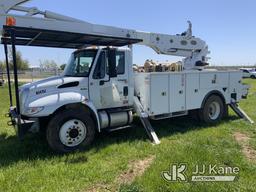 (Yukon, OK) Altec AA55E, Material Handling Bucket Truck rear mounted on 2013 International 4300 Dura