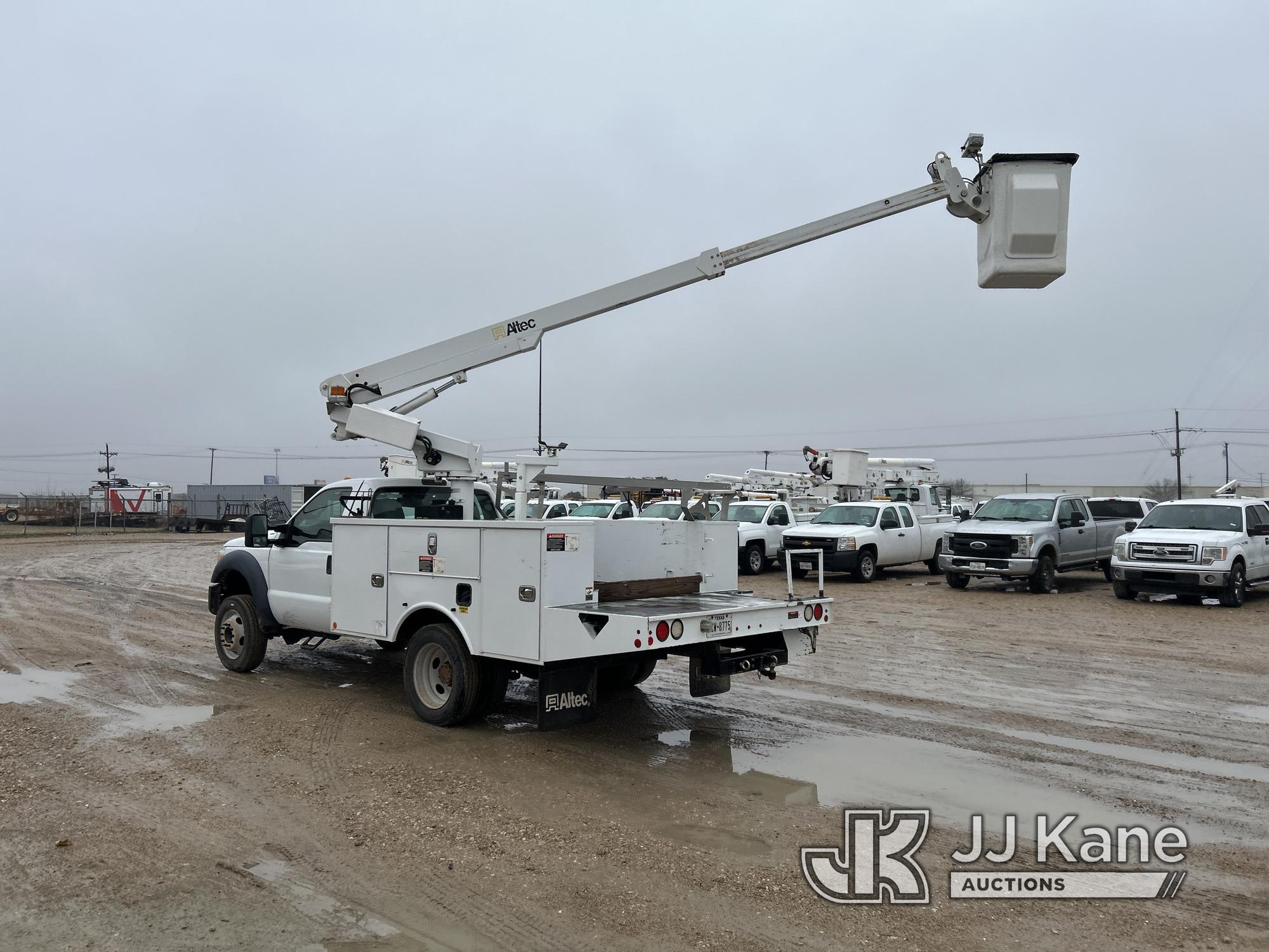 (Waxahachie, TX) Altec AT200-A, Telescopic Non-Insulated Bucket Truck mounted behind cab on 2015 For