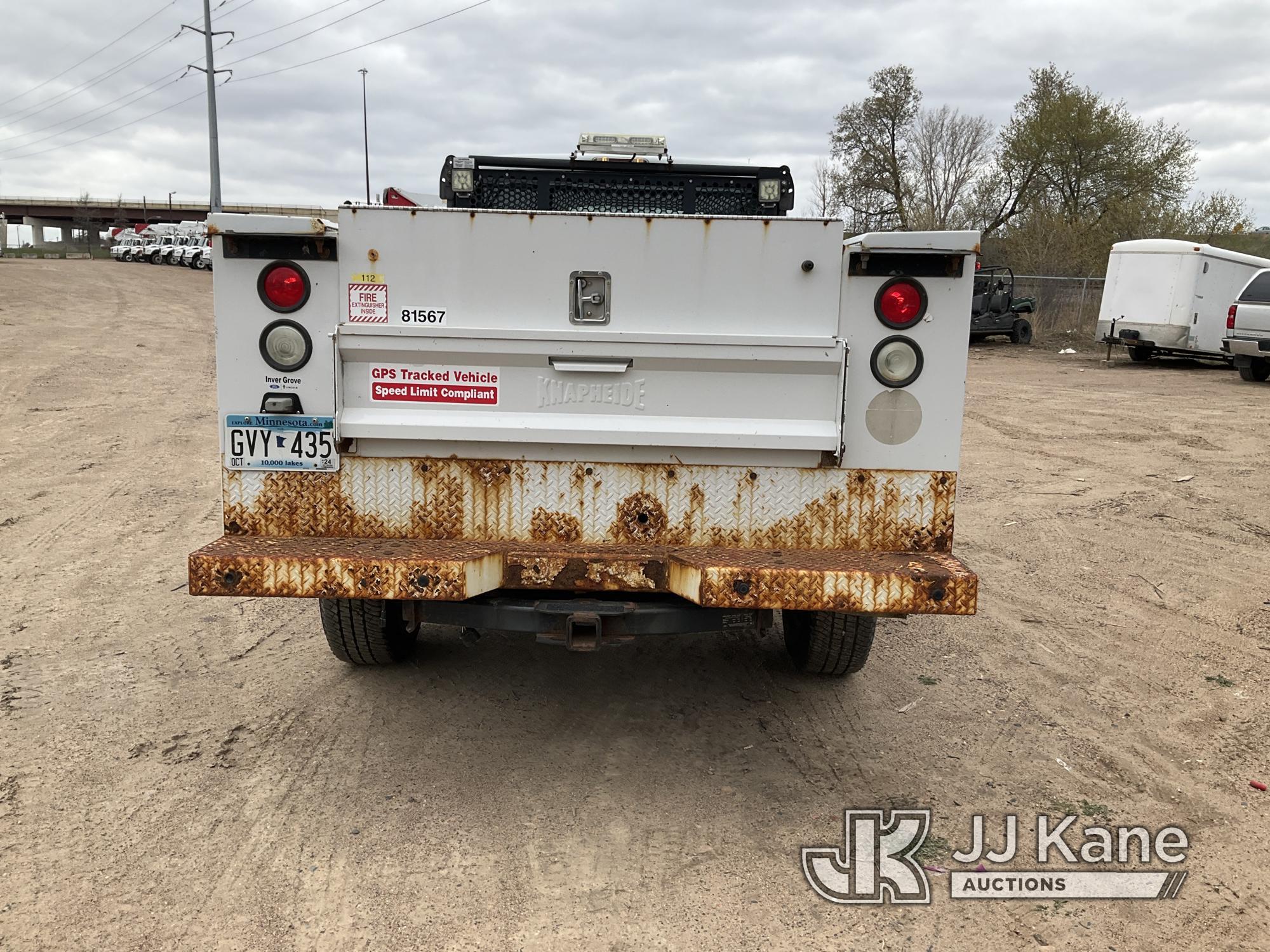 (Shakopee, MN) 2016 Ford F250 4x4 Extended-Cab Service Truck Not Running, Condition Unknown) (Does N