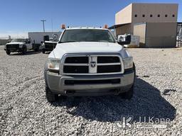 (El Paso, TX) 2011 Dodge RAM 5500HD Crew-Cab Flatbed Truck Runs and Moves, Body/Paint Damage
